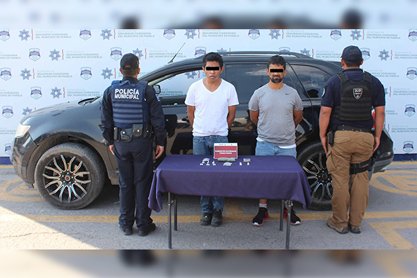 Dos maleantes detenidos por robo de vehículo en grado de tentativa