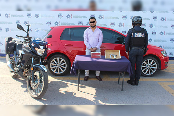 Sujeto portaba un arma de fuego sin permiso