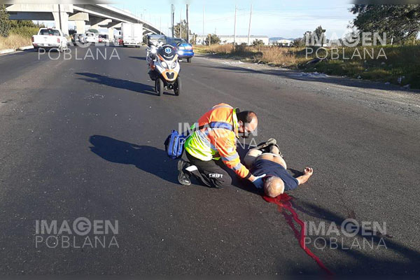Muere sexagenario tras ser violentamente atropellado