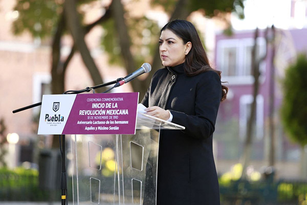 Ensalza alcaldesa anhelo de libertad y democracia de los Hermanos Serdán