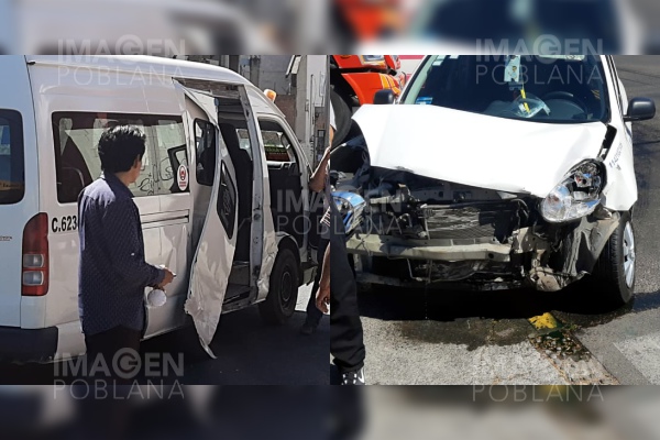 Transportista imprudente se pasa el alto y provoca aparatoso choque