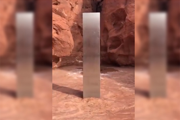 Desaparece el misterioso “monolito” que surgió en desierto de Utah