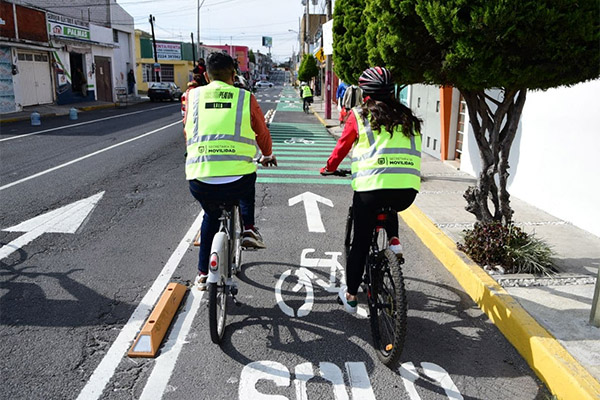 Ayuntamiento de Puebla consolida red ciclista con ciclovía 2 Norte-Sur