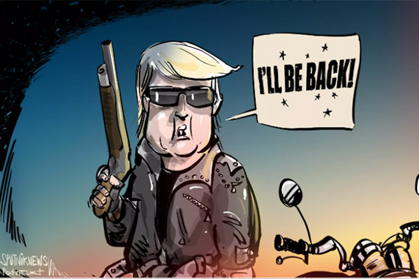 “I’ll be back”: Trump insinúa su candidatura para las presidenciales de 2024
