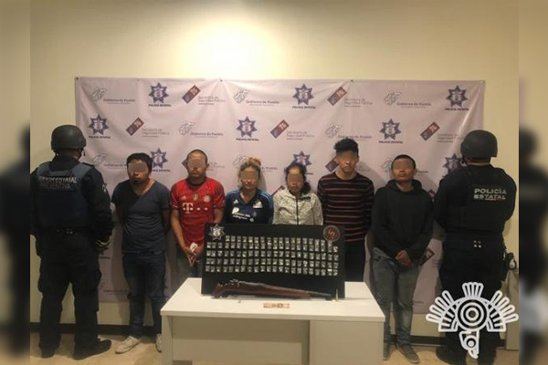 En Altepexi, Policía Estatal detiene a la banda de "Los Pollos"