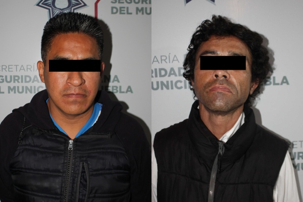 Policías municipales capturan a dos ladrones de autopartes
