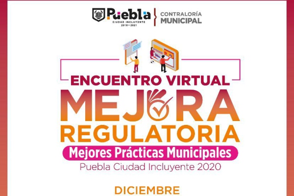 Invita Contraloría Municipal a Encuentro Virtual de Mejora Regulatoria