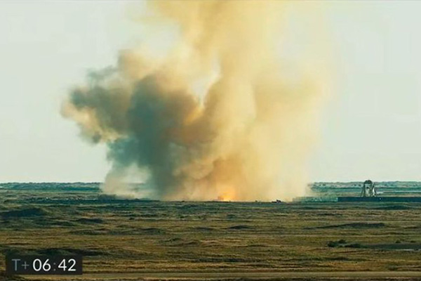 Explota nave de Starship durante prueba de vuelo