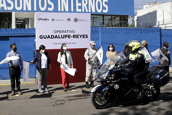 Dan banderazo inicial a operativo Guadalupe-Reyes 2020