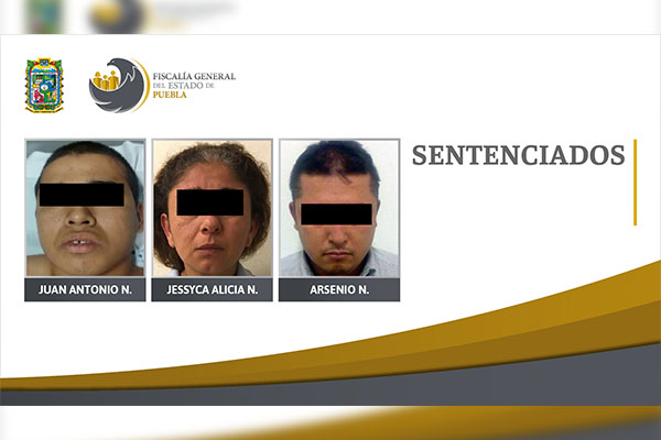 FGE logró 150 años de prisión contra tres secuestradores