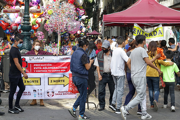 Puebla, en alerta de crisis de salud por aumento de contagios