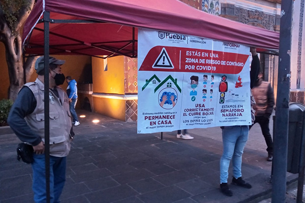 Segom intensifica acciones preventivas por semáforo naranja de COVID-19