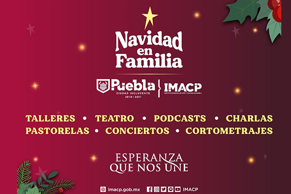 IMACP presenta cartelera de actividades para la temporada navideña