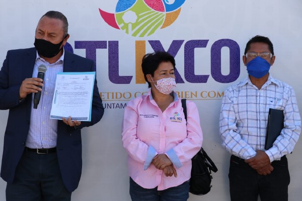 Continúa Guillermo Velázquez mejorando infraestructura de Atlixco