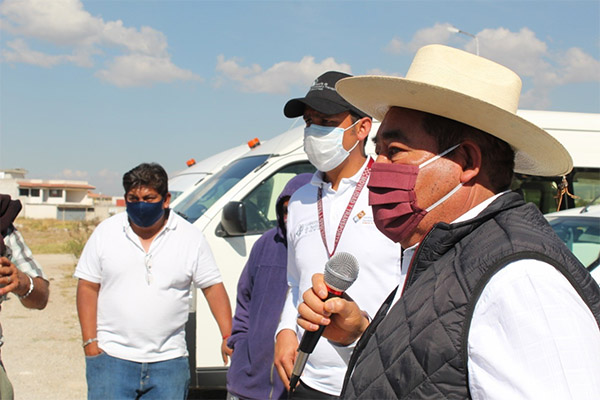 Amozoc implementa acciones de prevención ante COVID-19 en transporte público