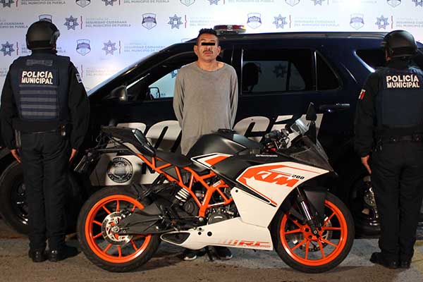Lo atrapan mientras intentaba robarse una motocicleta