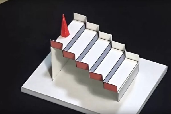 La escalera de Schröder en 3D: la mejor ilusión óptica de 2020
