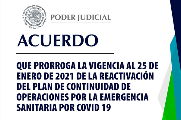 Mantiene TSJ suspensión de labores hasta el 25 de enero