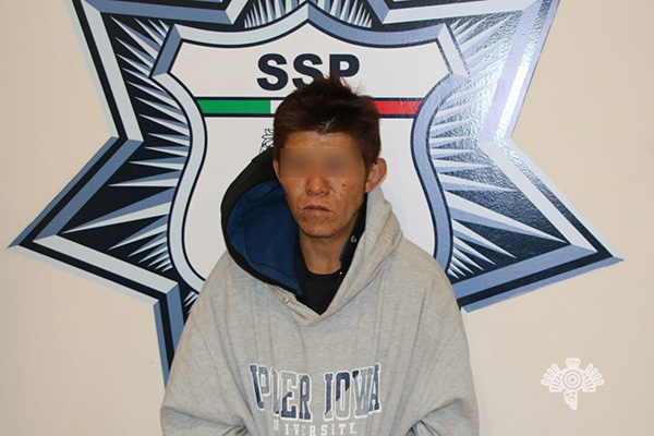 Capturan a asaltante de chofer de ruta 61 A; cargaba droga y un arma