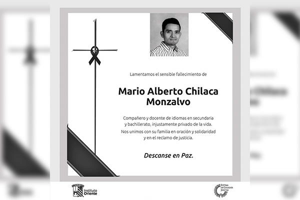 Muere profesor del Instituto Oriente tras severa golpiza