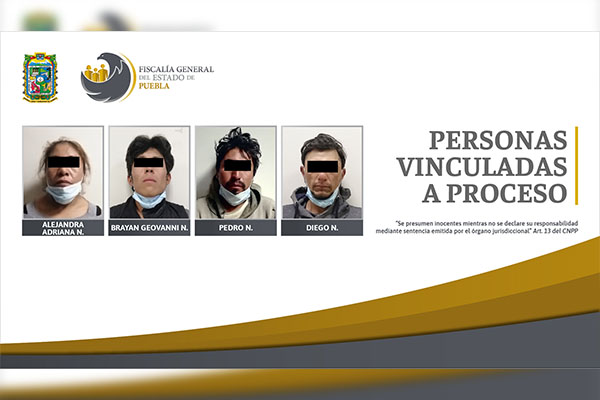Prisión contra cuatro sujetos que fueron detenidos con droga