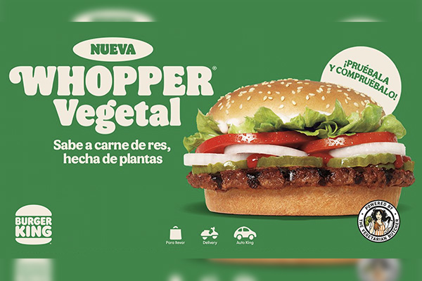 Éntrale al #LunesSinCarne con la nueva Whopper Vegetal de Burger King