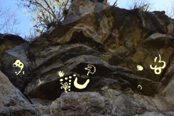 Pinturas de Huayacocotla, reflejo de la conexión humana con el espacio