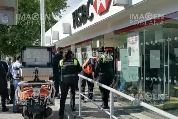 Lo balean tras resistirse a ser asaltado al salir del banco