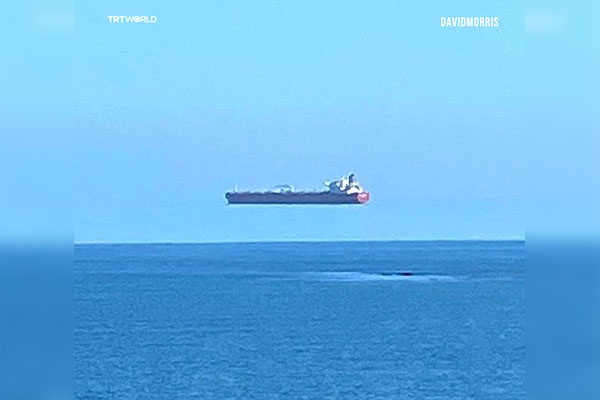 Fata morgana: el extraño fenómeno que hace "volar" a los barcos