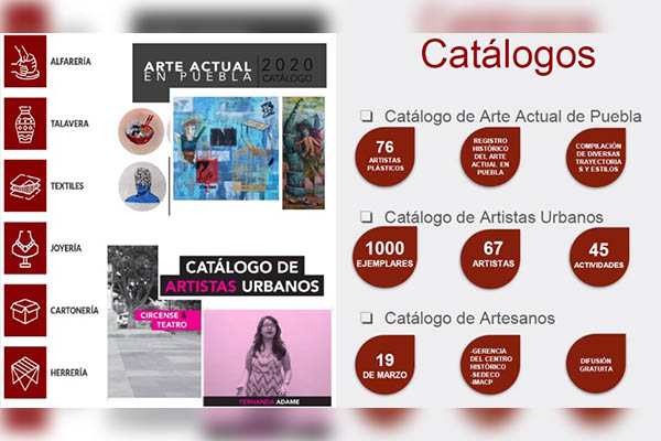 IMACP anuncia catálogo de Artesanos y Artistas Urbanos