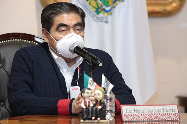 Transporte público en Puebla dejará de ser una mafia, vamos a transformarlo: Barbosa