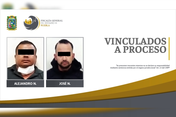 FGE logra prisión preventiva contra dos presuntos narcomenudistas