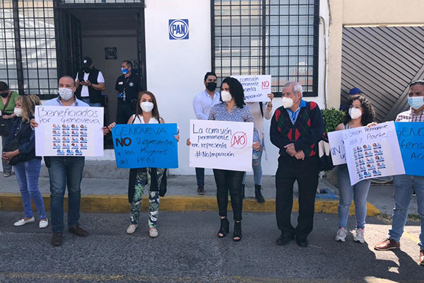 Panistas reprochan imposiciones; Genoveva dice que el PAN está “unido”