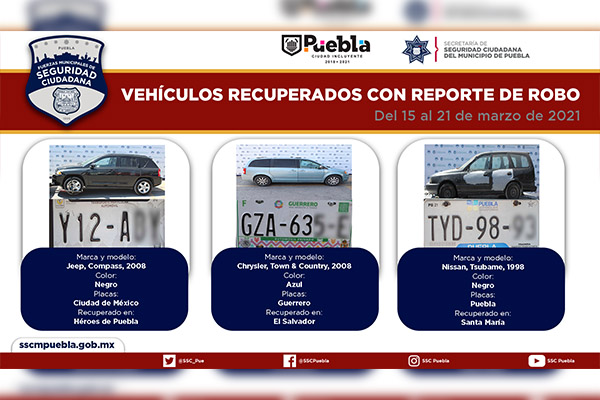 Remitió Policía Municipal 13 vehículos ante el agente del MP