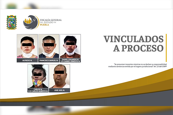 En prisión cinco sujetos imputados por robo