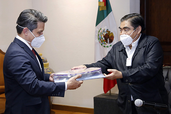 Plantea Barbosa agenda entre Puebla y Alemania para consolidación de inversiones