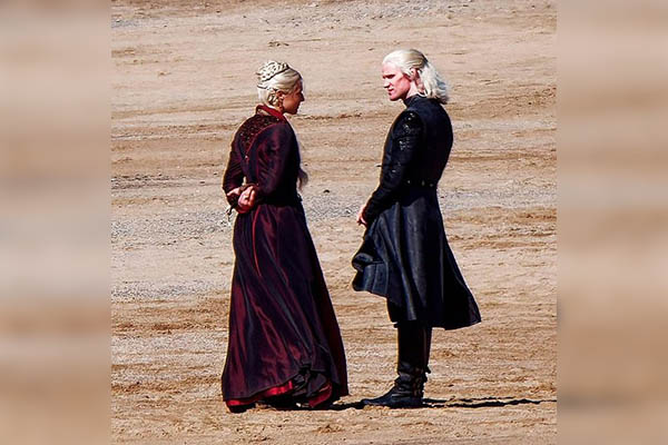 Filtran primeras imágenes del rodaje de “House of the Dragon”, precuela de “Games of Thrones”