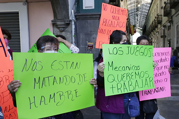Dueños de juegos mecánicos piden los dejen trabajar