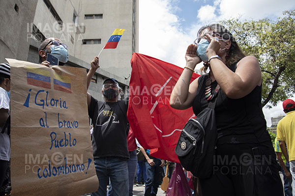 Las protestas contra la brutalidad policial toman las calles de Bogotá