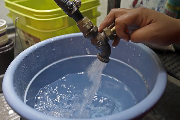 Servicio de Agua Potable, parte de la campaña electoral