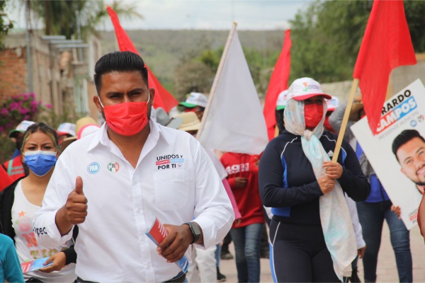 Ofrece Gerardo Campos mayor seguridad, transparencia y honestidad en Tochtepec