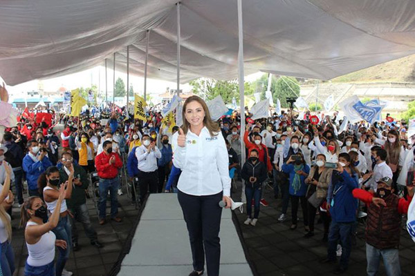 Ya ganamos en San Pedro Cholula: Paola Angon