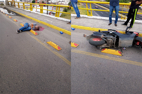 Muere mujer motociclista en trágico accidente