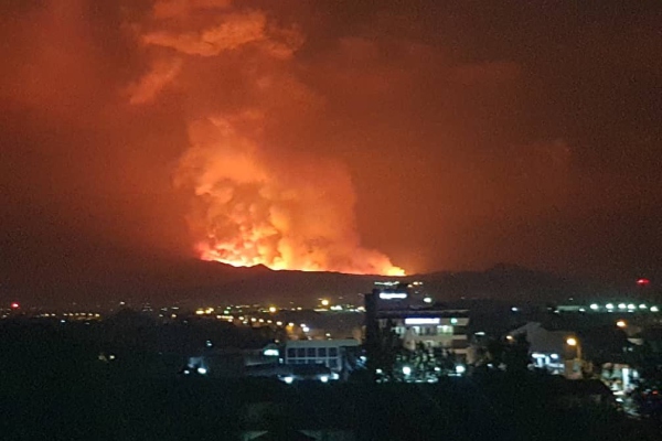 Volcán africano entra en erupción y provoca evacuación de ciudad en el Congo