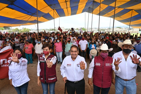 Consolidaremos la Cuarta Transformación en Amozoc: Mario de la Rosa Romero