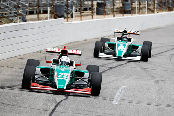 El poblano Manuel Sulaimán va por el triunfo en la octava fecha de la Indy Pro 2000