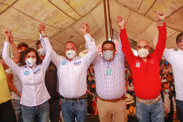 Cierra campaña Guillermo Velázquez con total respaldo de partidos