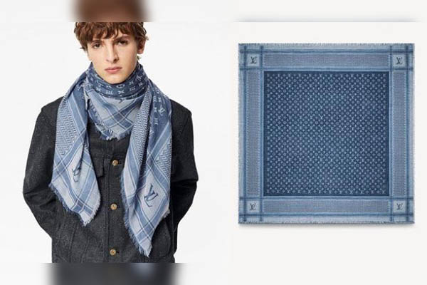 Acusan a Louis Vuitton de apropiación cultural por pañuelo palestino con colores de la bandera de Israel