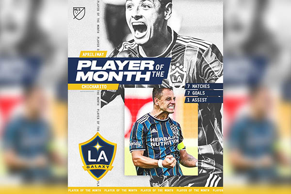 “Chicharito” Hernández se yergue como jugador del mes en la MLS