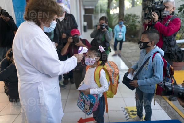 Así fue el regreso a clases presenciales de estudiantes en la CDMX